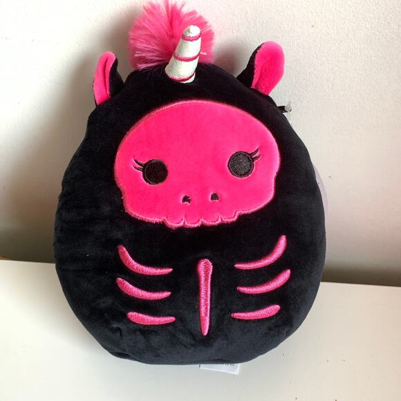 Squishmallow Sketlana the Pink Skeleton Unicorn 7" - Picture 1 of 9